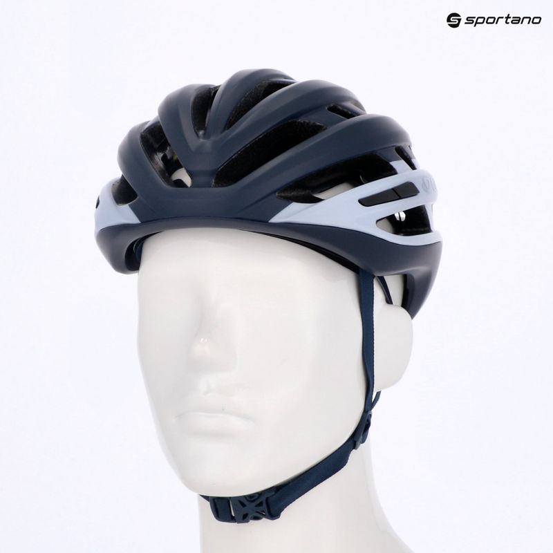 Giro Agilis Integrated MIPS W casco da bicicletta grigio/lavanda mezzanotte opaco 8