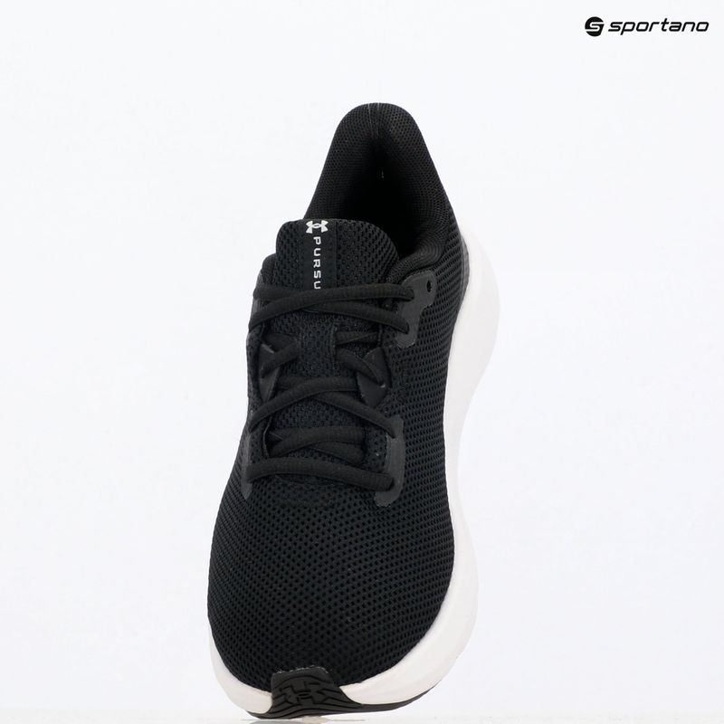 Under Armour Charged Pursuit 4 scarpe da corsa da donna nero/nero/bianco 9
