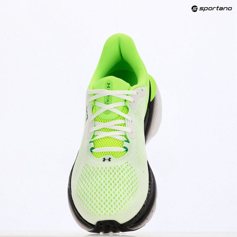 Under Armour Innfinite Pro 2 scarpe da corsa da uomo bianco/iper verde/nero 9