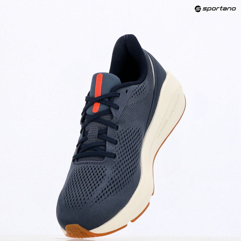 Under Armour Sonic 7 scarpe da corsa da uomo downpour grigio/quarzo bianco/midnight navy 9