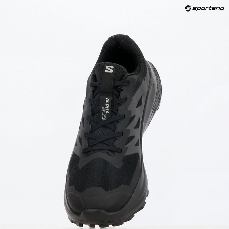 Salomon Alphaglide scarpe da corsa uomo nero/asfalto/nero 9