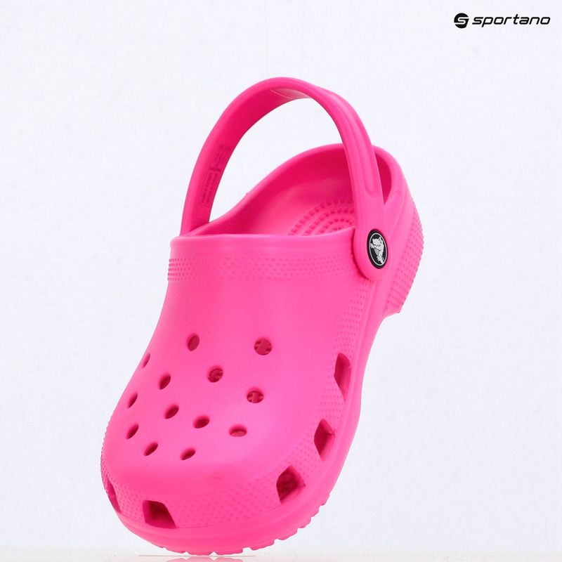 Crocs Classic Clog infradito per bambini rosa crush 12