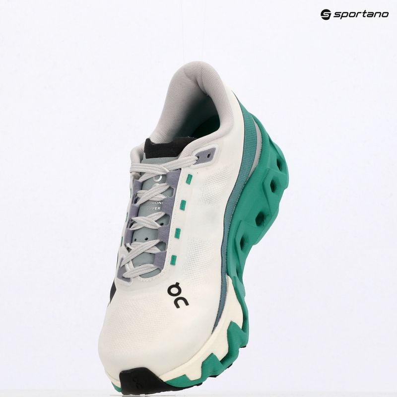 Scarpe da corsa On Cloudmonster Hyper white/mint da donna 9