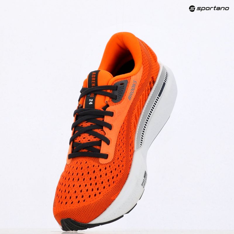 Scarpa da corsa Brooks Adrenaline GTS 24 arancione/ebano/blu campagna da uomo 9