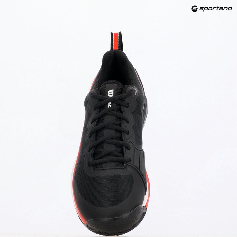 Scarpe da tennis da uomo Wilson Rush Pro 4.5 Clay nero/ infrarosso/ bianco 9