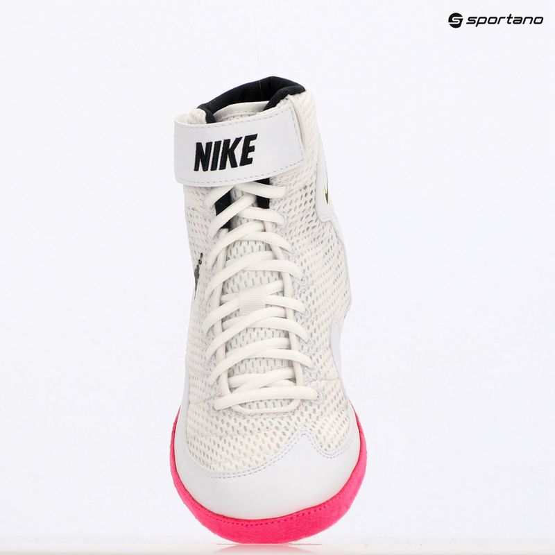 Scarpe da wrestling Nike Inflict SE bianco/rosa 9