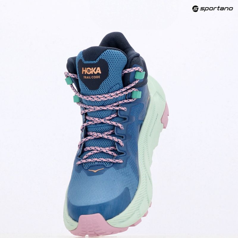 HOKA Trail Code GTX scarpe da trekking notte di nebbia/ brezza d'acqua 9