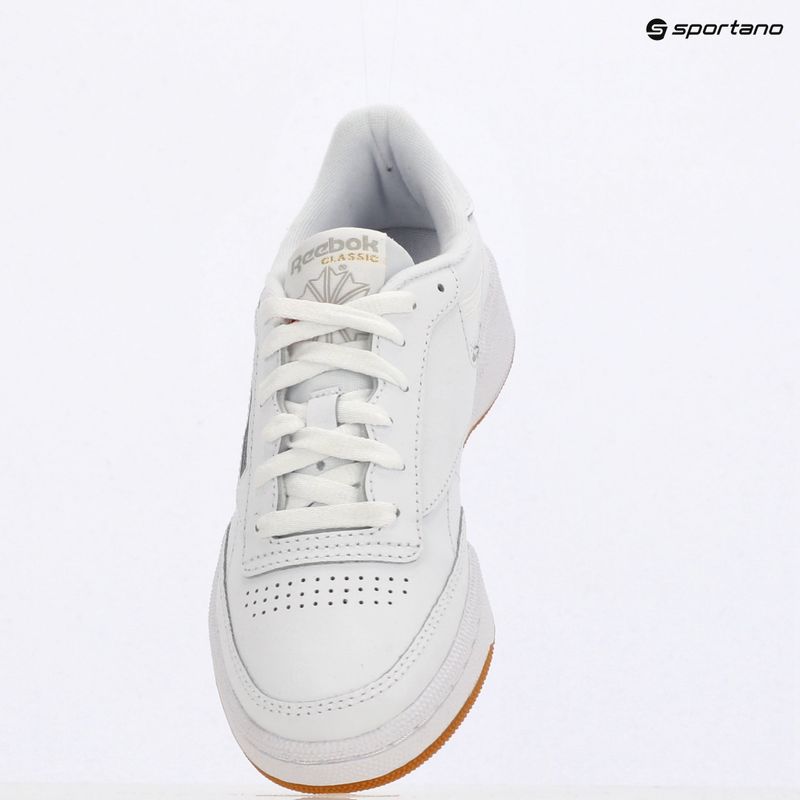 Scarpe da donna Reebok Club C 85 bianco/grigio chiaro/gomma 9