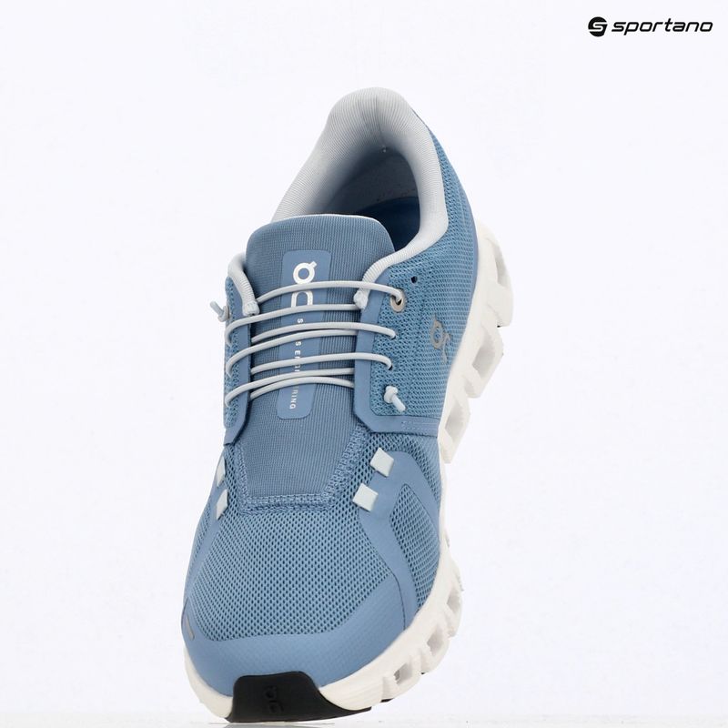 Scarpe On Running Cloud 6 chambray/bianco da uomo 9