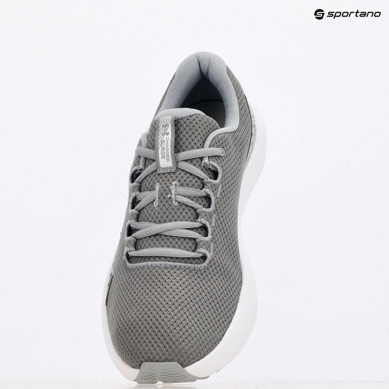 Under Armour Charged Surge 4 acciaio/mod grigio/bianco scarpe da corsa da uomo 14