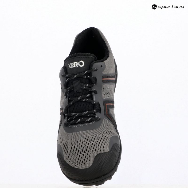 Scarpe a piedi nudi da uomo Xero Shoes Mesa Trail II acciaio grigio / arancione 19