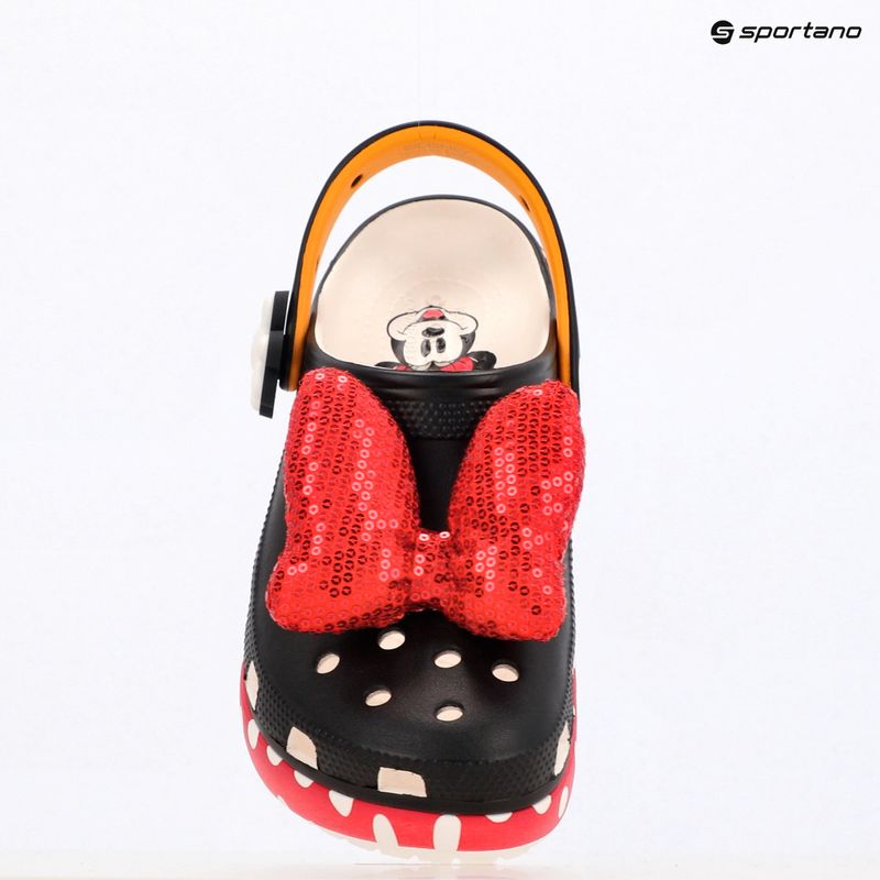 Crocs Minnie Mouse Classic Platform Clog bianco per bambini 10