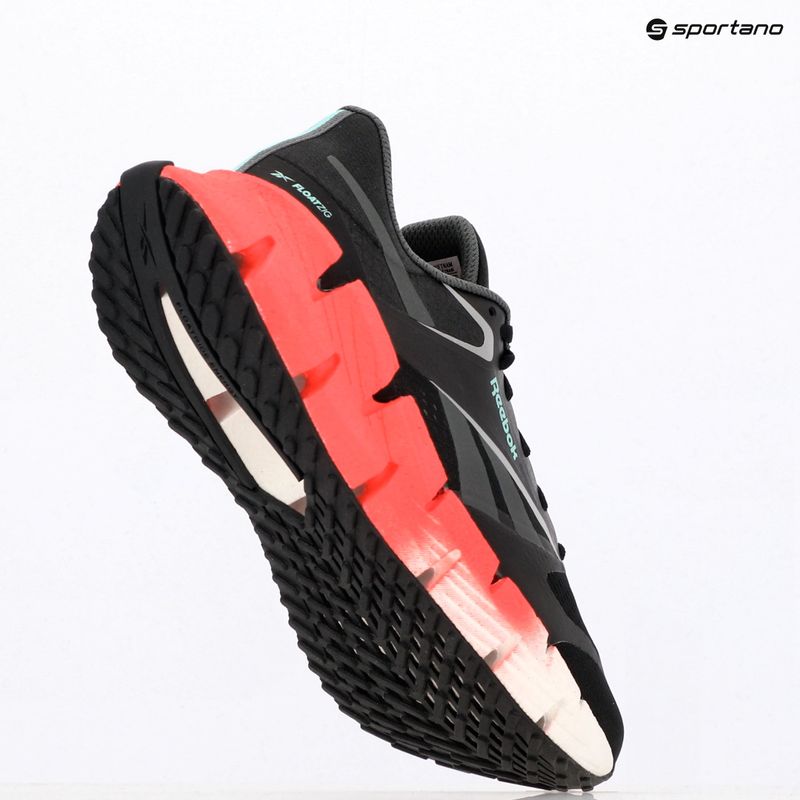 Uomo Reebok FloatZig 1 nero/grigio 5/bianco scarpe da corsa 9