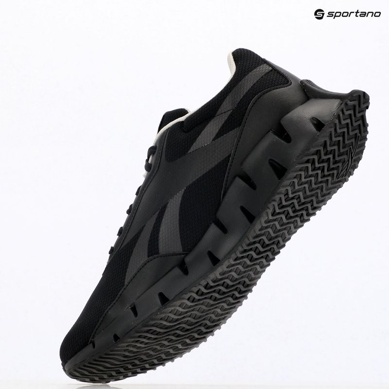 Reebok Zig Dynamica STR scarpe da corsa uomo nero/nero lavato/mistgrey 9