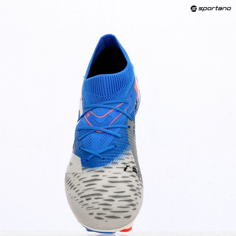 Scarpe da calcio da uomo PUMA Future 8 Match Forever FG/AG bianco/ultra blu/grigio piuma/puma nero/rosso brillante 9