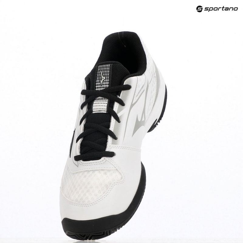 Scarpe da tennis da uomo Mizuno Break Shot 5 CC bianco/nero/nebbia di porto 9