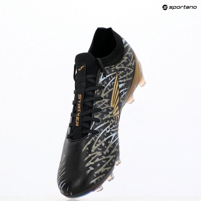 Scarpe da calcio Joma Striker FG nero uomo 9