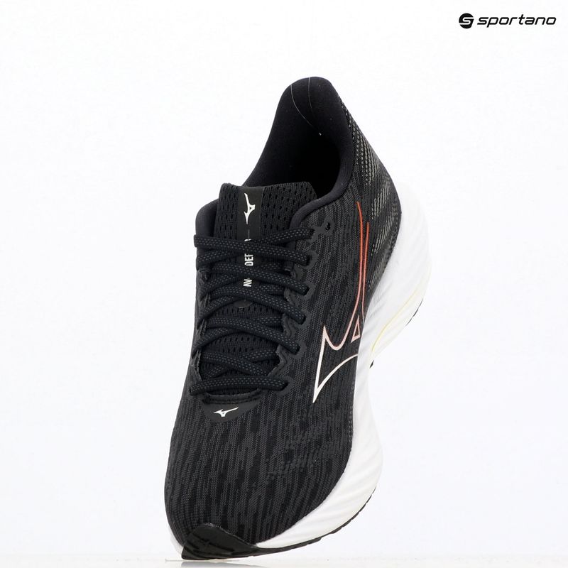 Scarpe da corsa da uomo Mizuno Wave Rider 28 nero/bianco/primavera 9