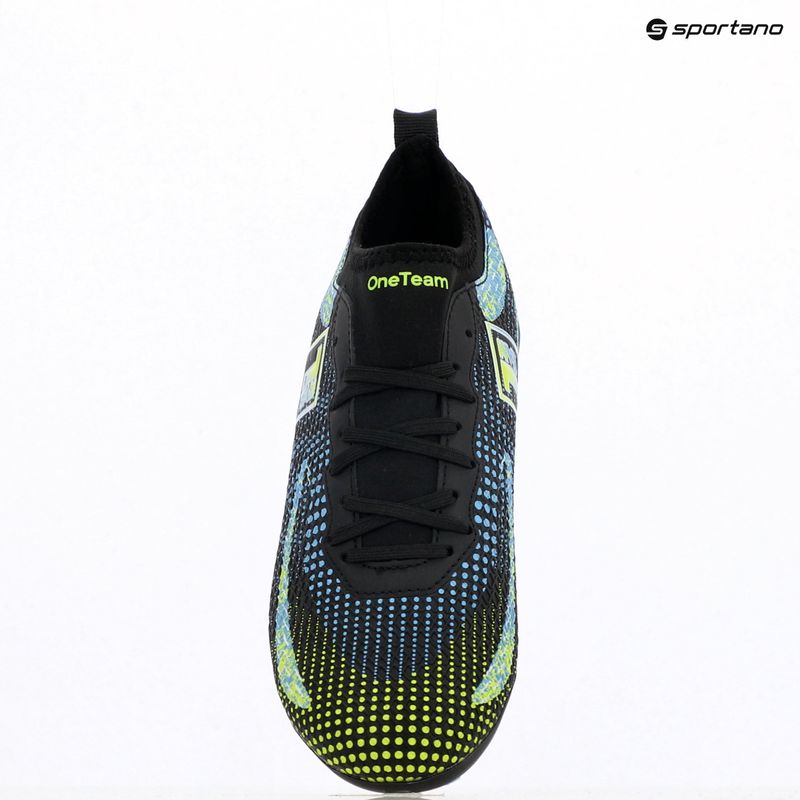 Scarpe da calcio da bambino OneTeam Robero Teen FG/AG nero/blu 17