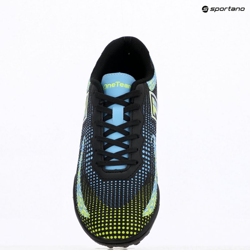 Scarpe da calcio OneTeam Robero Teen TF da bambino nero/blu 14