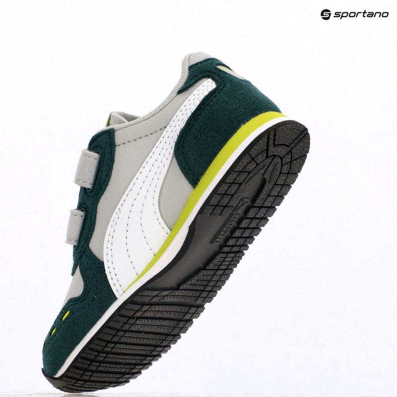 PUMA Cabana Racer SL 20 V Inf scarpe da bambino coollightgray/pumawhite/darkmyrtle/limesmash 9