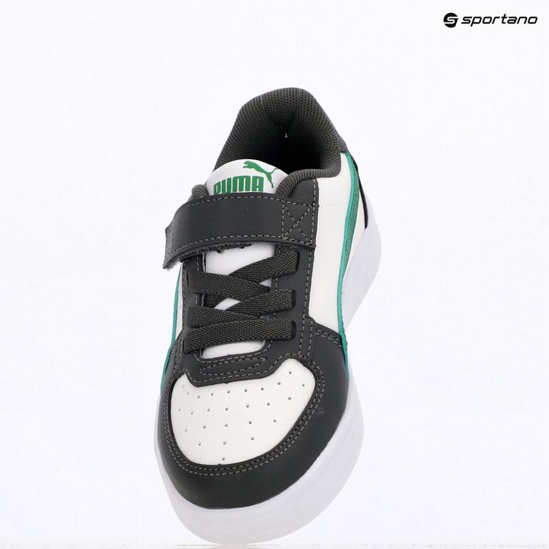 PUMA Caven 2.0 scarpe da bambino grigio ombra/verde archivio/puma bianco 9