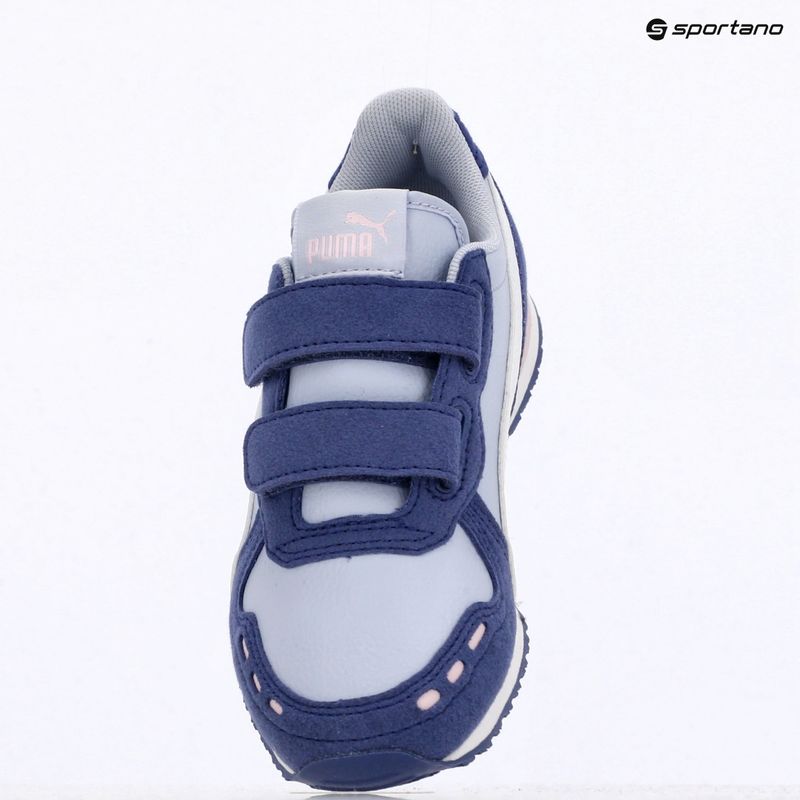 PUMA Cabana Racer SL 20 V PS clima fresco/puma bianco/blu cristallo/rosa malva scarpe junior 9