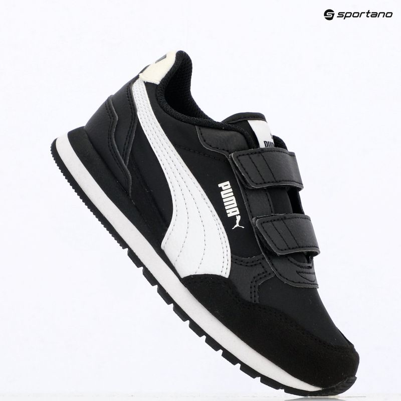 PUMA ST Runner v4 NL V PS scarpe junior puma nero/puma bianco 9
