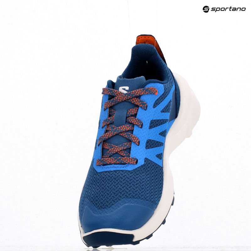 Salomon Patrol blu scuro/blu francese/bianco, scarpe da trekking per bambini 16