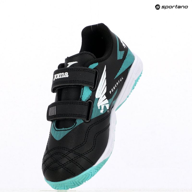 Scarpe da calcio Joma Powerfull Jr IN per bambini, nero 9