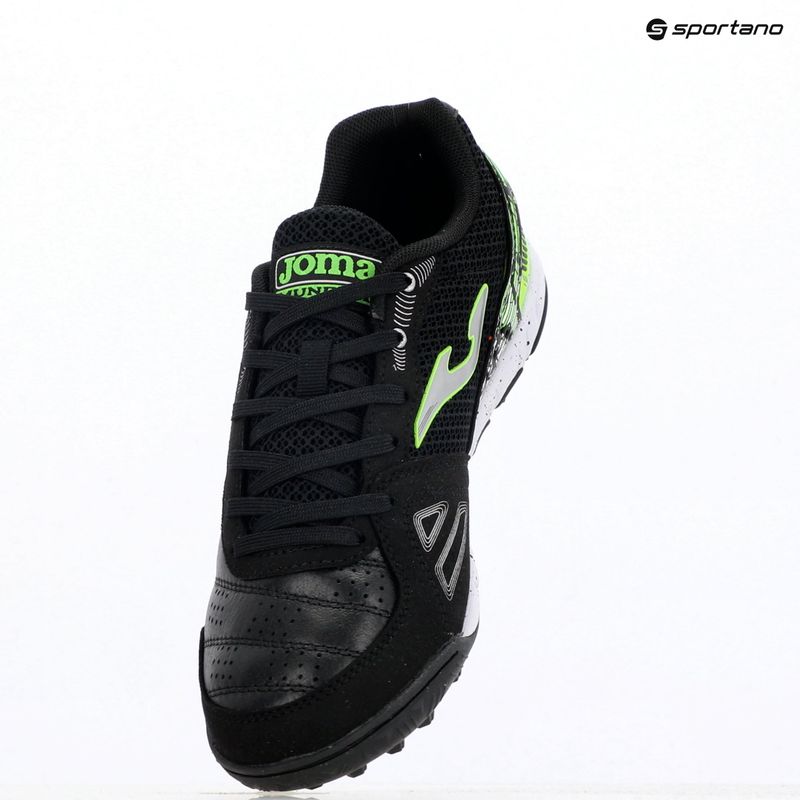 Scarpe da calcio Joma Mundial TF da uomo, nero/verde 9