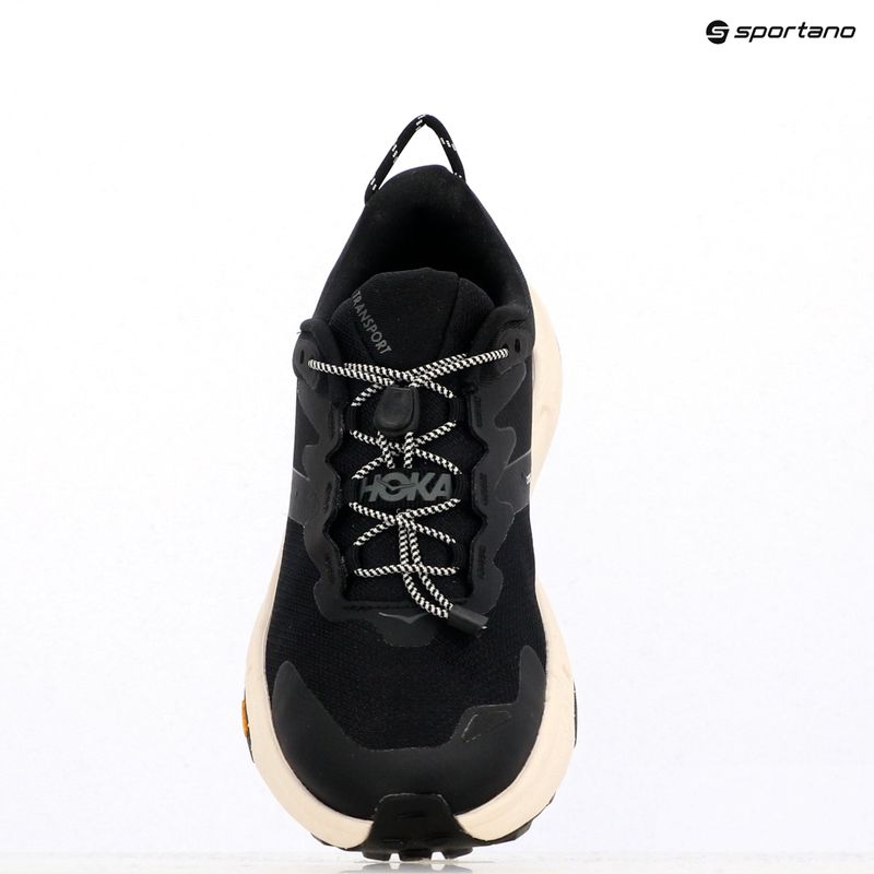 Scarpe da corsa da donna HOKA Transport nero/alabastro 18