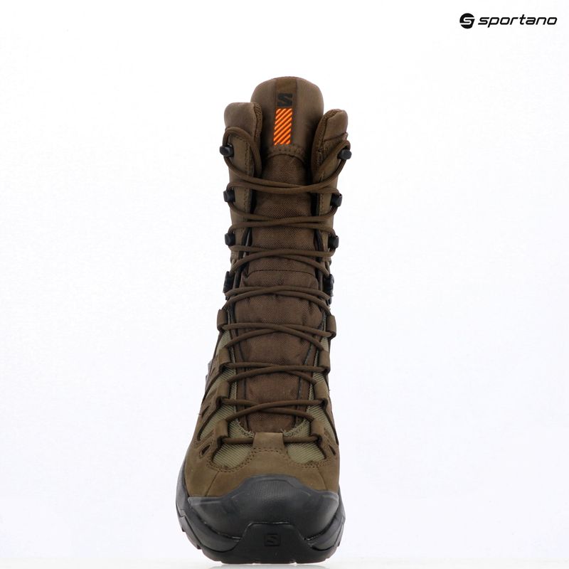 Salomon Quest Tracker High GTX scarpe da trekking terra marrone/verde 16