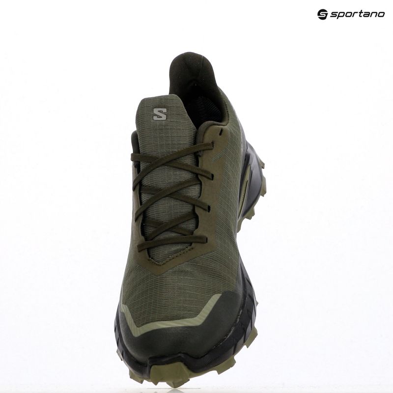 Scarpe da corsa da uomo Salomon Alphacross 5 GTX oliva notte/nero 11