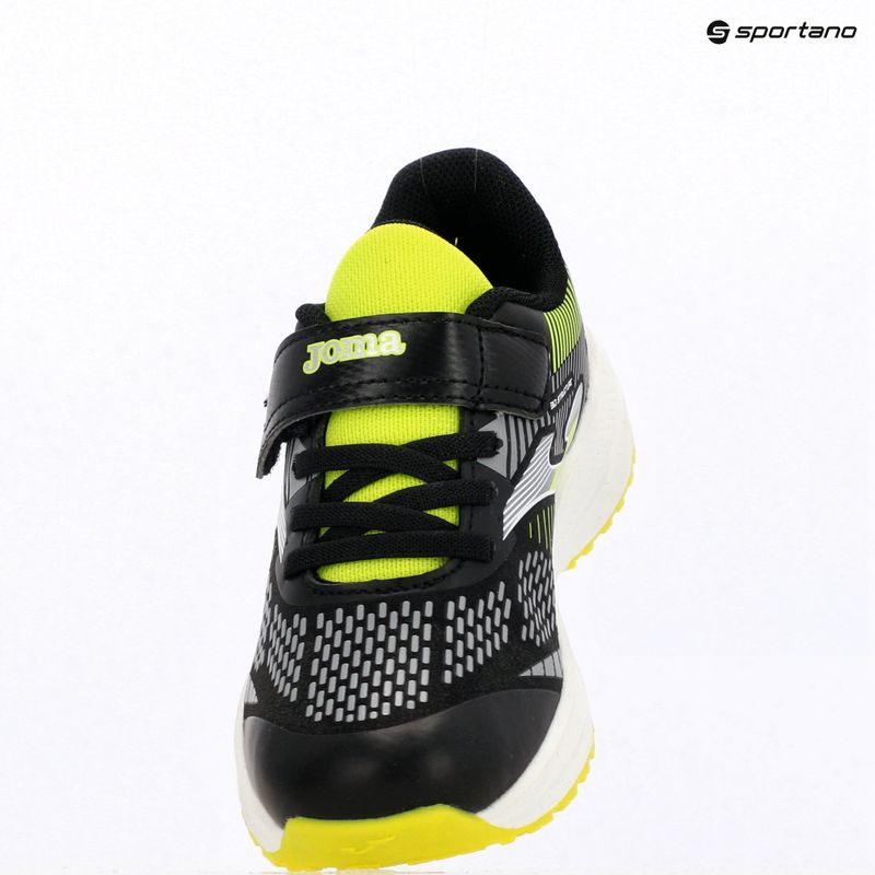 Scarpe da corsa Joma 30 nero/limone fluor per bambini 18