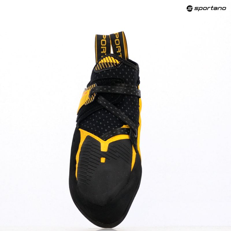 Scarpa da arrampicata La Sportiva Solution Comp uomo nero/giallo 16