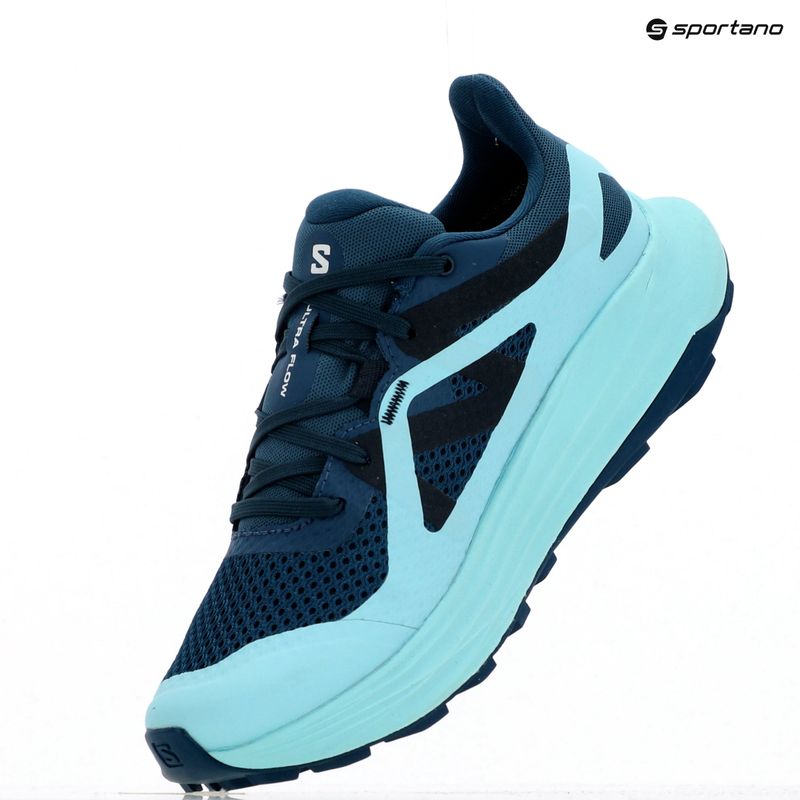 Salomon Ultra Flow GTX scarpe da corsa donna deep dive/tanager turchese/carbonio 15