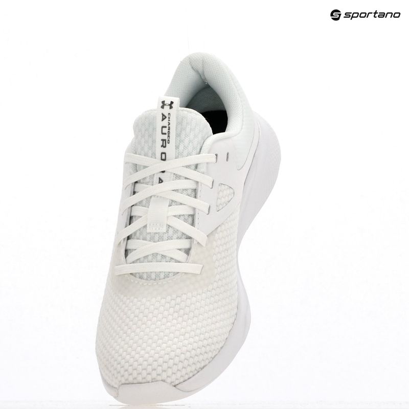 Scarpe da ginnastica da donna Under Armour W Charged Aurora 2 bianco/bianco/argento caldo metallico 9