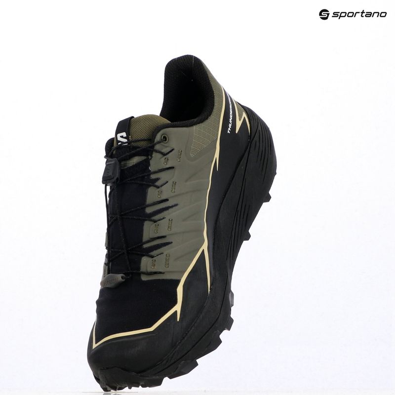 Salomon Thundercoss GTX scarpe da corsa da uomo notte d'oliva/nero/alfa 11