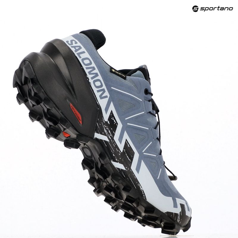 Scarpe da corsa da donna Salomon Speedcross 6 GTX selce/nero/calore 15