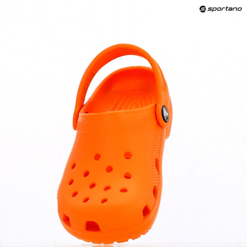 Crocs Classic Clog Bambini infradito arancione zing 8