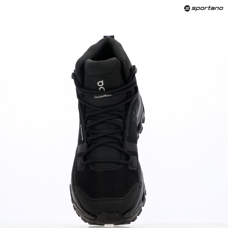 Scarpe da donna On Cloudrock Mid Waterproof nero/nero 9