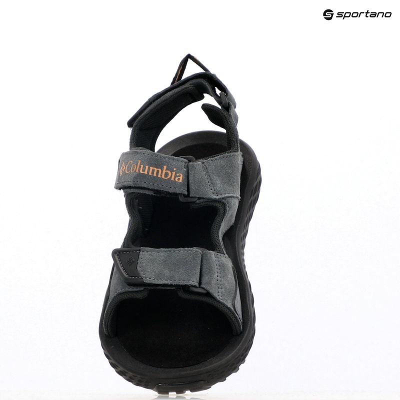 Columbia Uomo Konos Hiker 3-Strap sandali grafite/nero 10