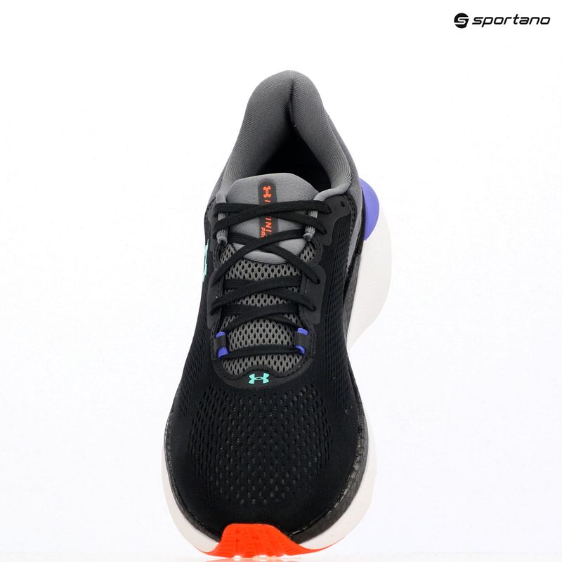 Under Armour Innfinite Pro 2 scarpe da corsa da uomo nero/virtual violet/verde cometa 9