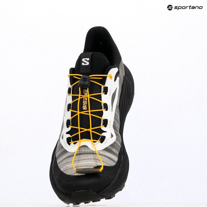 Salomon Genesis scarpe da corsa uomo nero/bianco/limone 13