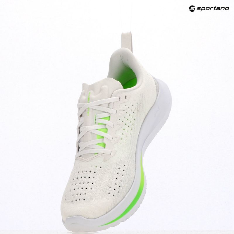 Under Armour Velociti 4 bianco/bianco/iperverde scarpe da corsa da uomo 11