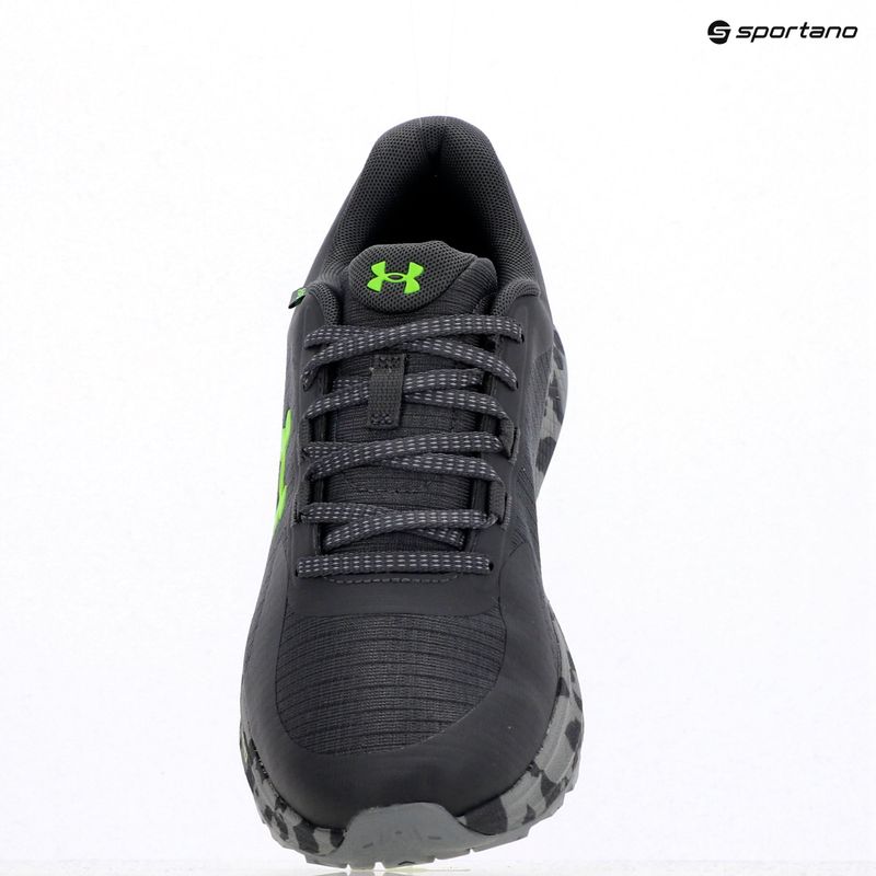 Under Armour Charged Bandit Trail 3, scarpe da corsa da uomo, color castlerock/acciaio/iper verde 11