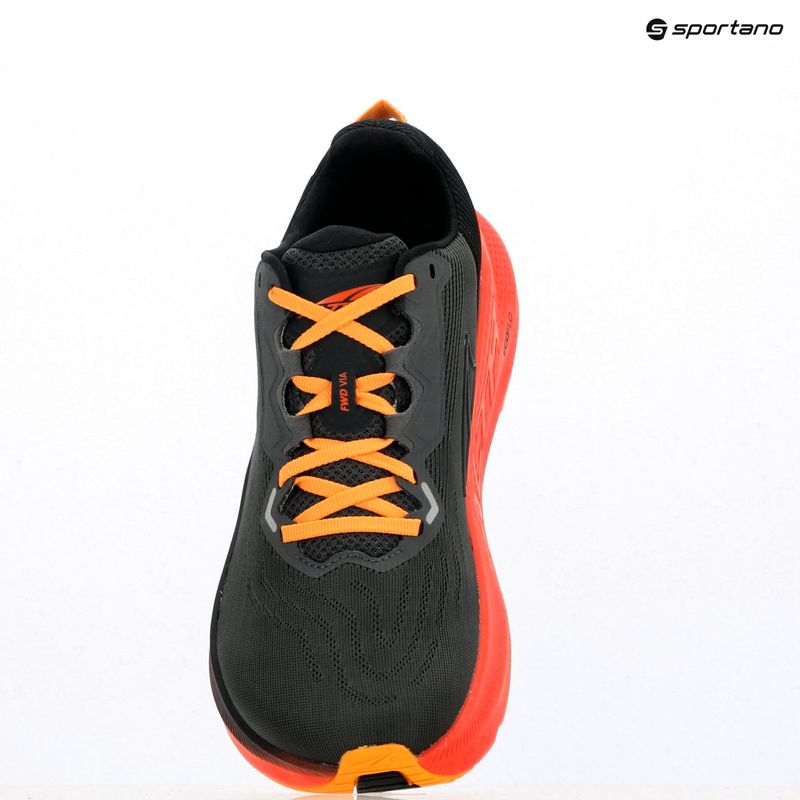 Scarpe da corsa Altra FWD VIA da uomo nero/arancione 13