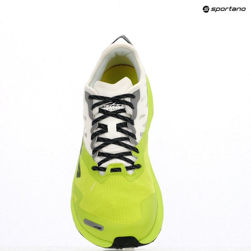 Scarpe da corsa Altra Mont Blanc Carbon bianco/calce da uomo 9