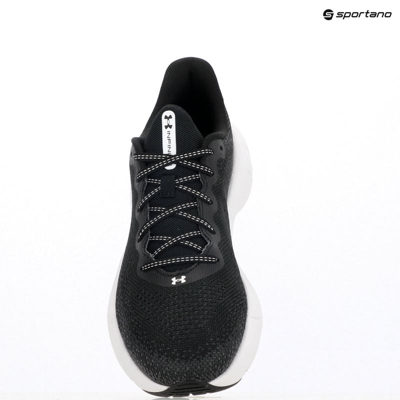 Under Armour Infinite nero/nero/bianco scarpe da corsa da uomo 9